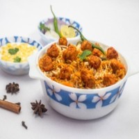 Soya Chunk Biryani